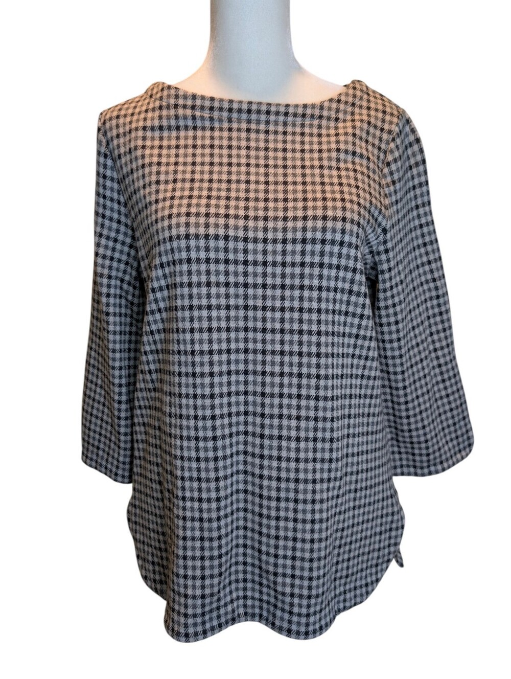 J. Jill 3/4 Sleeve Ponte Top, Size Small Petite